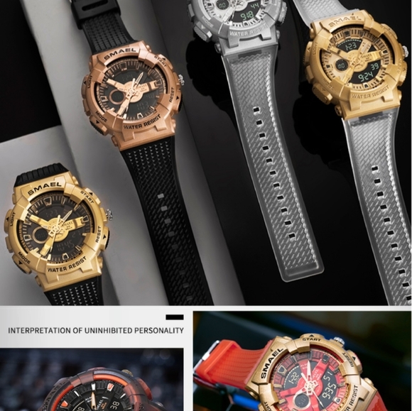 G Style Military Chronograph Digital Sport Watch - Picture 2 of 12